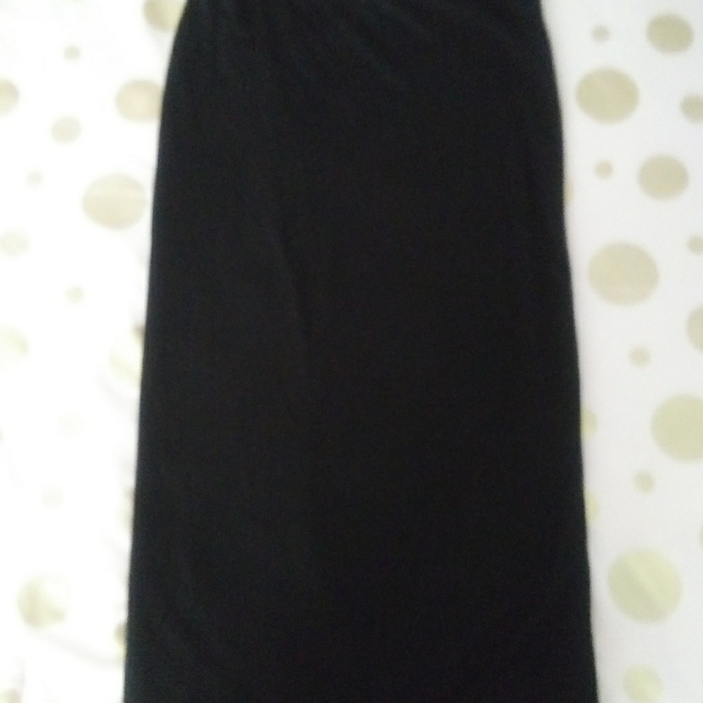 Express midi black skirt